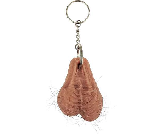 Balls keychain from IGottaHaveItNow, a humorous novelty item that adds a playful touch to your keys or bag.