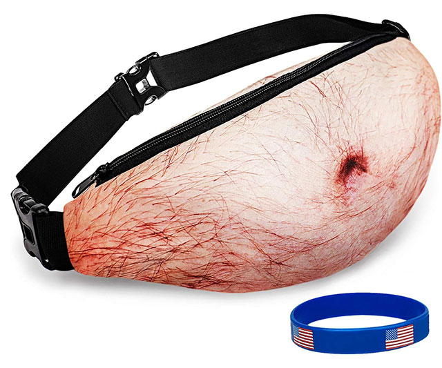 Belly fanny pack from IGottaHaveItNow, a quirky and functional accessory perfect for carrying essentials hands-free.