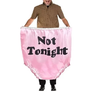 Oversized novelty granny undies with lace trim, a gag gift featured on IGottaHaveItNow.