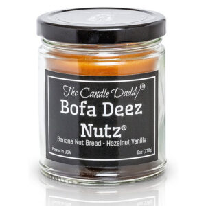 Hilarious Deez Nuts candle from IGottaHaveItNow, a funny gift idea that adds humor to any room's ambiance.