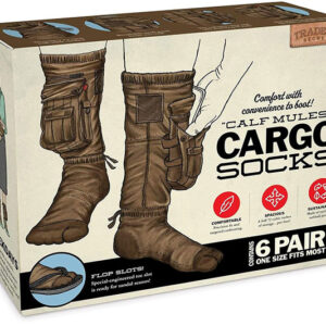 Prank cargo socks from IGottaHaveItNow, designed for a hilarious surprise that will delight and amuse friends.