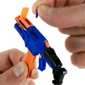 World’s smallest Nerf Elite 2.0 blasters set featuring three miniature toy guns with pump-action fun. Check it out on IGottaHaveItNow.